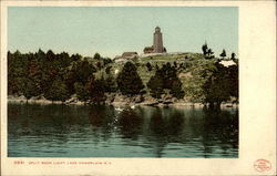 9841. Split Rock Light, Lake Champlain, N.Y Postcard