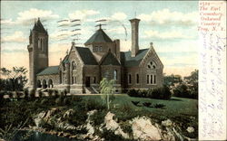 The Earl Crematory, Oakland Cemetery Postcard