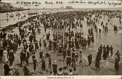 Bathers at Atlantic City, N.J Postcard