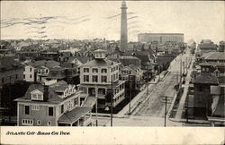 Birds Eye View-- Atlantic City Postcard