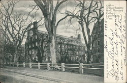 Massachusetts Hall, Harvard College Postcard