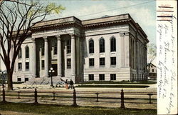 Public Library Postcard