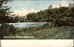 Stone Hall Cove, Wellesley College Massachusetts Postcard Postcard