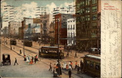 New Orleans' Canal Street Postcard