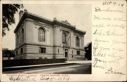 Ryerson Public Library. Grand Rapids, Mich Postcard