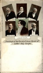 Presidents of the Church of Jesus Christ of Latter-Day Saints Men Postcard Postcard