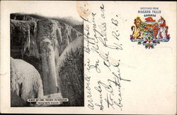 Cave of the Winds in WInter Postcard