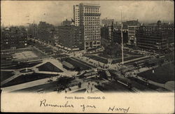 Public Square, Cleveland, OH Postcard