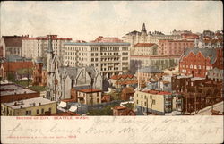 Section of City, Seattle, Wash Washington Postcard Postcard