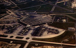 Aerial O'Hare Field Postcard