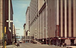 Seventh Street - Looking north Postcard