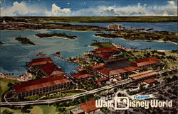 Polynesian Village - Walt Disney World Postcard