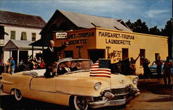 Dwight Eisenhower in Front of the Margaret Truman Launderette Key West, FL Postcard Postcard