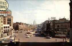 View of Kenmore Square Boston, MA Postcard Postcard