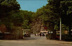 Main Entrance Watkins Glen State Park New York Postcard Postcard