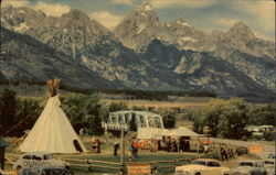 The "Chuck Wagon" at Moose Jackson, WY Postcard Postcard