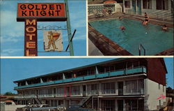 Golden Knight Motel and Apartments Gresham, OR Postcard Postcard