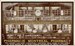 Montreal Pharmacy Canada Misc. Canada Postcard Postcard