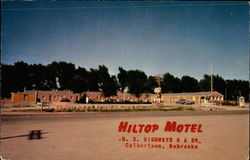 Hiltop Motel Postcard