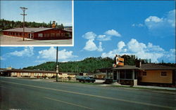 Chief Motel & Cafe Custer, SD Postcard Postcard