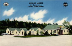 Mile-Hi Motel Postcard