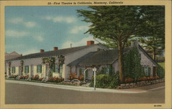 Lot of 1000: First Theatre in California Monterey, CA Postcard