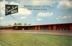 The Ivanhoe Motel Rochester's Largest and Finest New York Postcard Postcard