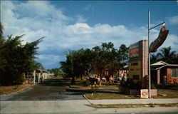 Riviera Beach Motel Florida Postcard Postcard