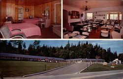 Belle Isle Motel & Dining Room Combined Postcard