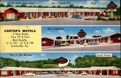 Carter's Motels Postcard