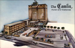 The Camlin Hotel and Cabanas Seattle, WA Postcard Postcard