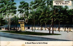 Cinderella Motel New & Modern - A Good Place to Eat & Sleep Prattville, AL Postcard Postcard