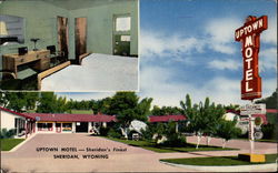 Uptown Motel Sheridan, WY Postcard Postcard