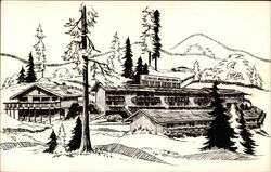 The Swiss Melody Inn Fish Camp, CA Postcard Postcard