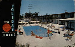 Holiday Motor Lodge Postcard