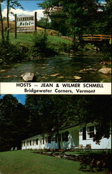 Farmbrook Motel in Bridgewater Corners, Vermont Postcard Postcard