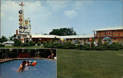 Holiday Motel Pryor, OK Postcard Postcard