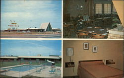 Cherokee Strip Motel and Restaurant Postcard