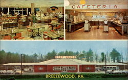 Breezewood Post House Pennsylvania Postcard Postcard