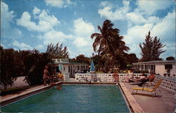 Hillsboro Motel Pompano Beach, FL Postcard Postcard