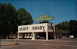 Scott Shady Court 'Your "home away from home" for the "Rest" of your life.' Winnemucca, NV Postcard Postcard