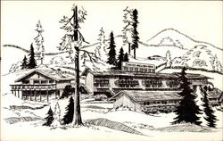 The Swiss Melody Inn Fish Camp, CA Postcard Postcard