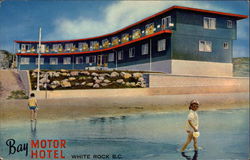 Bay Motor Hotel Postcard