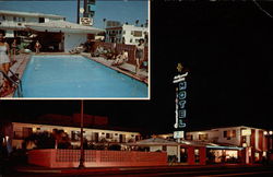 Hollywood Premier Motel Postcard