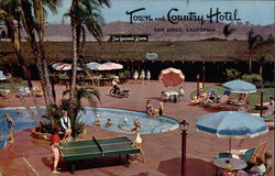 Town and Country Hotel Postcard