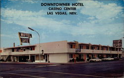 Downtowner Hotel - Casino Center Las Vegas, NV Postcard Postcard