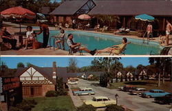 The Oak Manor Motor Hotel Baton Rouge, LA Postcard Postcard