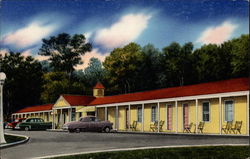 Victoria Court Motel Postcard