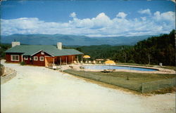 Modern Swimming Pool at Nantahala Inn Bryson City, NC Postcard Postcard