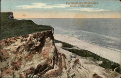 The Bluffs-Highland Light North Truro, MA Postcard Postcard